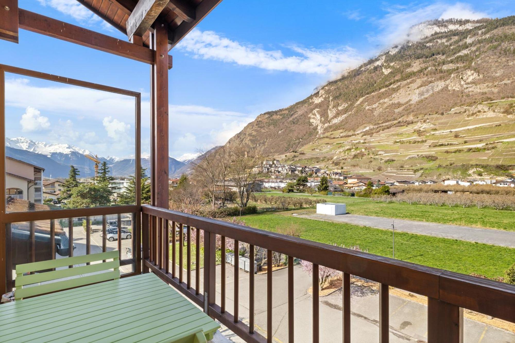 Duplex Cosy Aux Bains De Saillon Lägenhet Exteriör bild